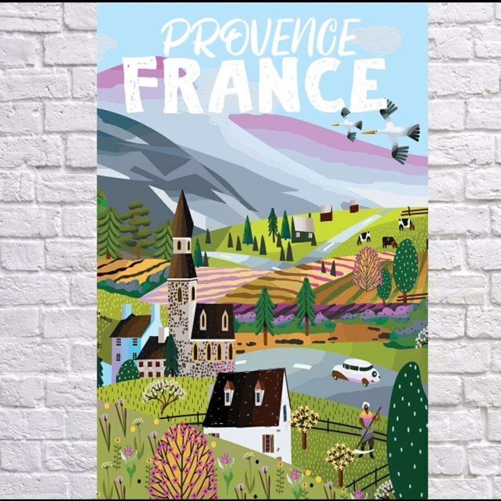 Provence France Travel Art Print